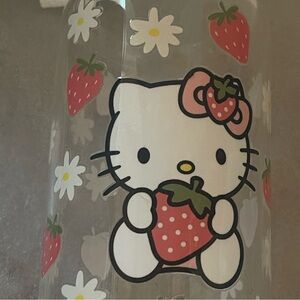 Hello Kitty Strawberries and Daisies : please see photo Hello Kitty sticker